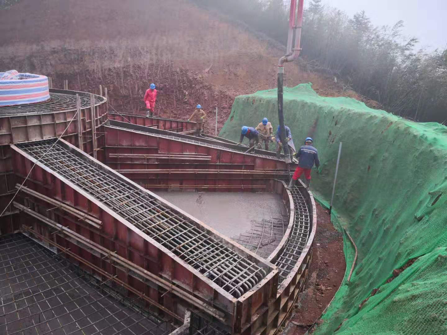 中广核新能源德耀风电场48(MW)工程项目工程道路、吊装平台、风机基础及箱变基础工程